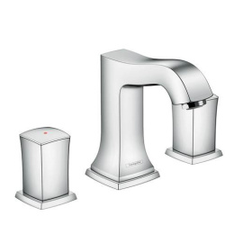 Смеситель для раковины на 3 отверстия 31304000 Hansgrohe Metropol Classic (хром)