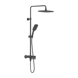 Фото Душевая система с термостатом Damixa Gala (953810300) черный