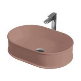 Фото Раковина накладная 60 см ArtCeram Atelier (ATL002 40 00) коричневый