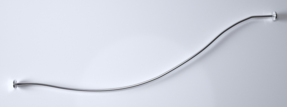 Карниз для ванны Gracia 1700х1000 (хром) 1Marka 05гр1710