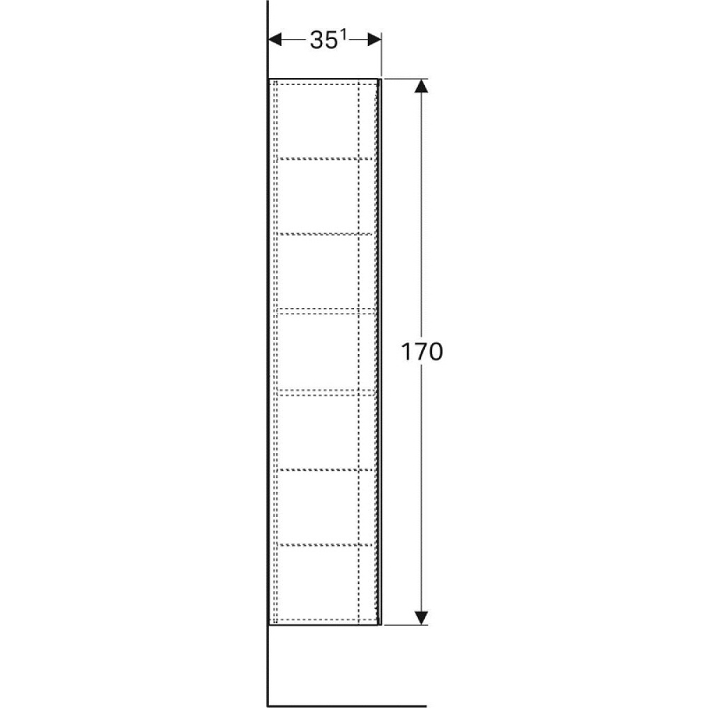 Geberit Xeno2 500.503.00.1 Шкаф, пенал