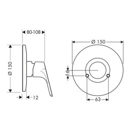 Гигиенический душ Hansgrohe Focus 3196732129 комплект