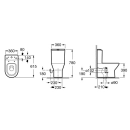 Фото Бачок для унитаза Roca Nexo (341642000) белый