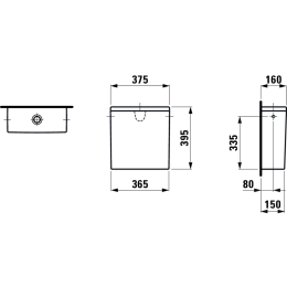 Бачок для унитаза Laufen Pro 8299520008721