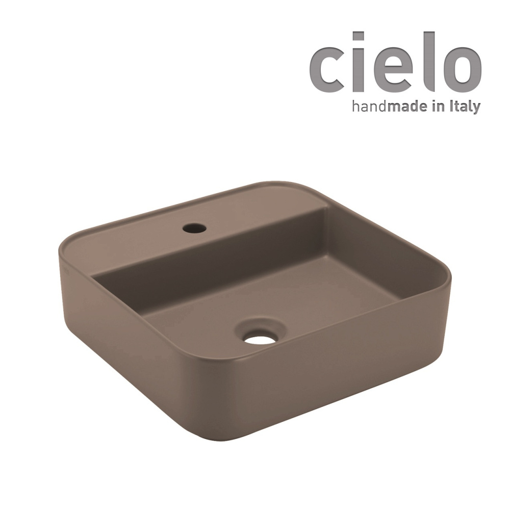Ceramica CIELO Shui Comfort SHCOLAQF AN - Раковина для ванной комнаты 44*43 см, подвесная - накладна