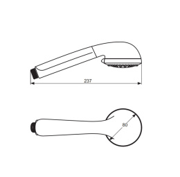 Душевой гарнитур Ideal Standard Cerawell (A3321AA)