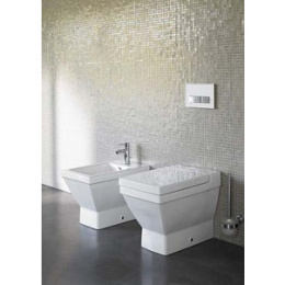 Приставной унитаз Duravit 2nd Floor 0110090000, белый