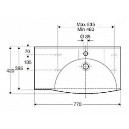 IFO Sign Compact D77620 накладная