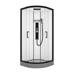 Душевая кабина 90xx215 Black&White (G8001) акрил, Поддон низкий