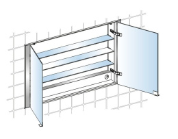 Фото Зеркальный шкаф Keuco Royal 60 22112171301, алюминий