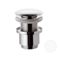 Донный клапан без перелива 1”1/4 Remer 904CC2114BO, белый матовый