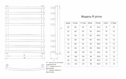 Полотенцесушитель Двин R BRAID electro 60/50 1"-3/4"-1/2" Электрический ТЭН справа К эл, Белый (4627