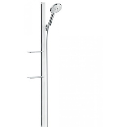 Штанга для душа Hansgrohe Unica 150 см, 27645400, белый/хром