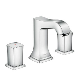 Смеситель для раковины на 3 отверстия 31304000 Hansgrohe Metropol Classic (хром)