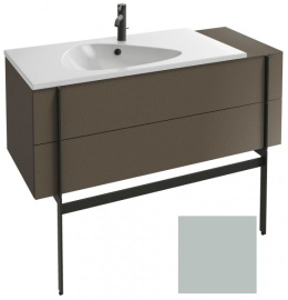 Тумба под раковину Jacob Delafon Nouvelle Vague 120 EB3033-G92, 2 ящика, с выступом, цвет - миндальн