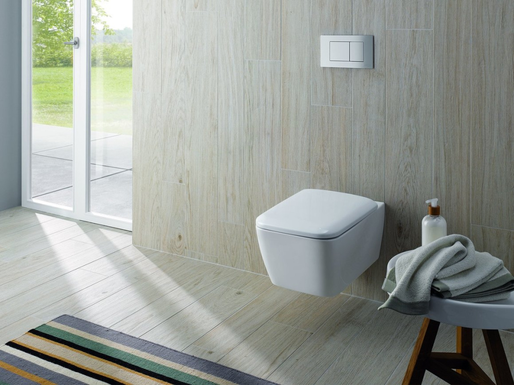 Подвесной унитаз Geberit iCon Square 201950000 безободковый