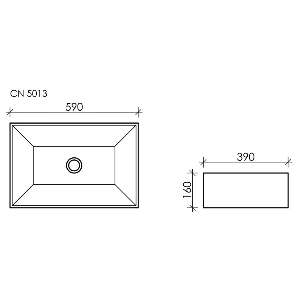Накладная раковина Ceramica Nova ELEMENT CN5013