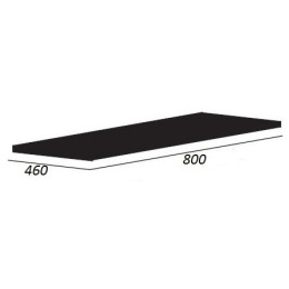 Вставка в дно металлического каркаса под раковину CEZARES CADRO-80-MENS-NERO