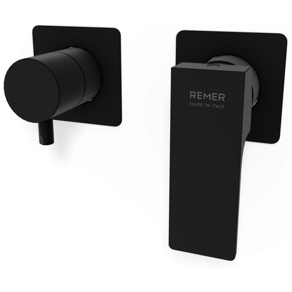 Фото Смеситель для душа Remer Absolute AU92ZPWBNO, черный матовый