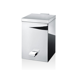 Фото Ведро для мусора Decor Walther Cube (0614600), хром