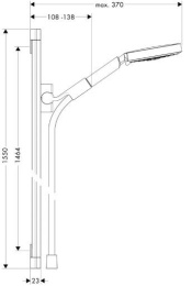 Душевой гарнитур Hansgrohe Raindance (27638000)