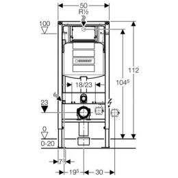 Инсталляция Geberit с безободковым унитазом Vitra Sento 7748B083-0101, сиденье микролифт Vitra Sento