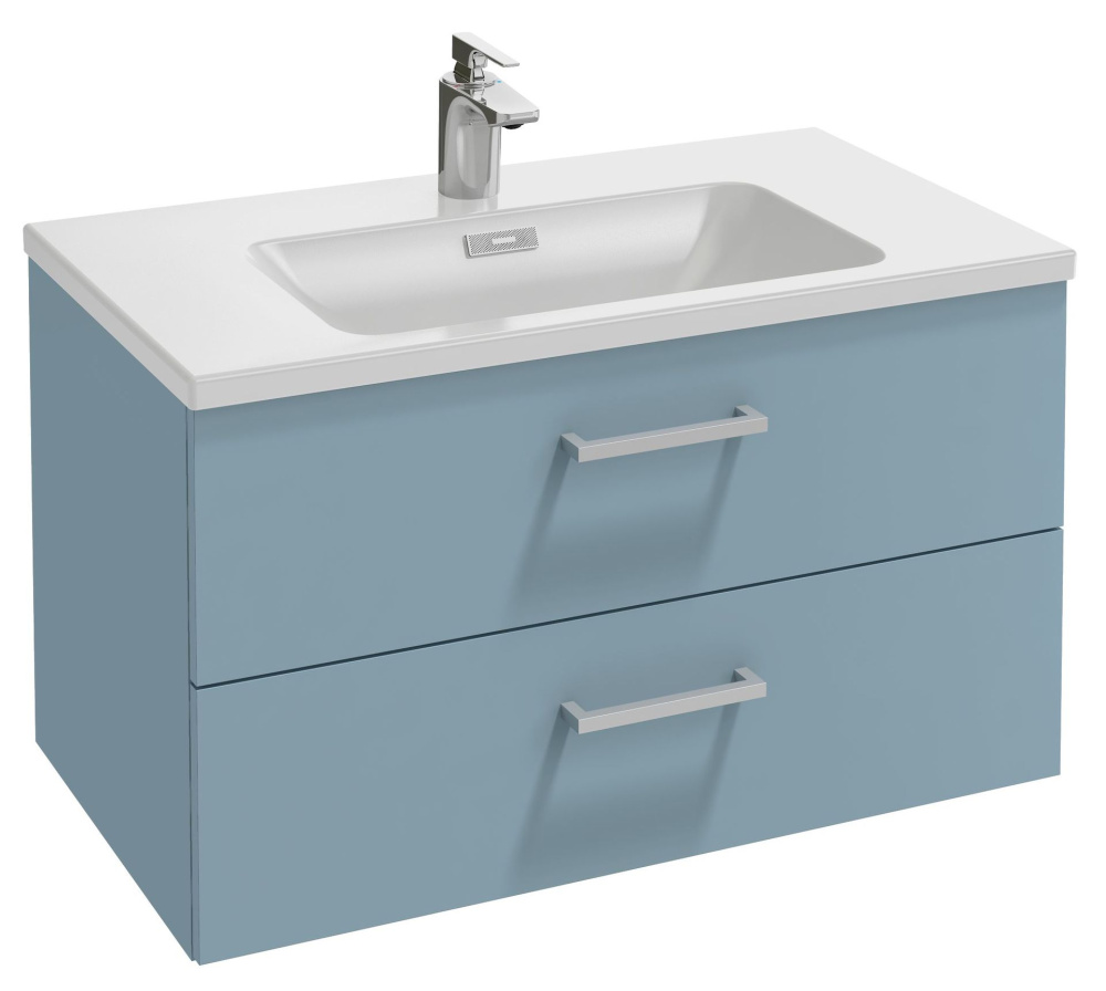 Фото Мебель для раковины-столешницы 80 см, изогнутая ручка Jacob Delafon EB2078-R1-G1C