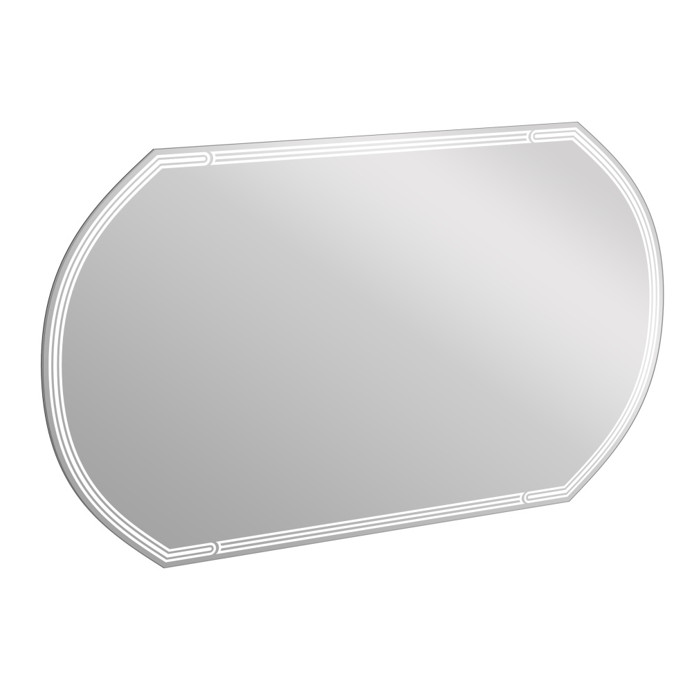 Cersanit KN-LU-LED090*120-d-Os Зеркало LED 090 design 120x70 с подсветкой с антизапотеванием овально