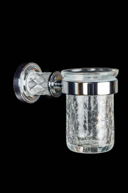 Фото Стакан для зубных щеток Boheme Murano Cristal (10904-CRST-CH) хром