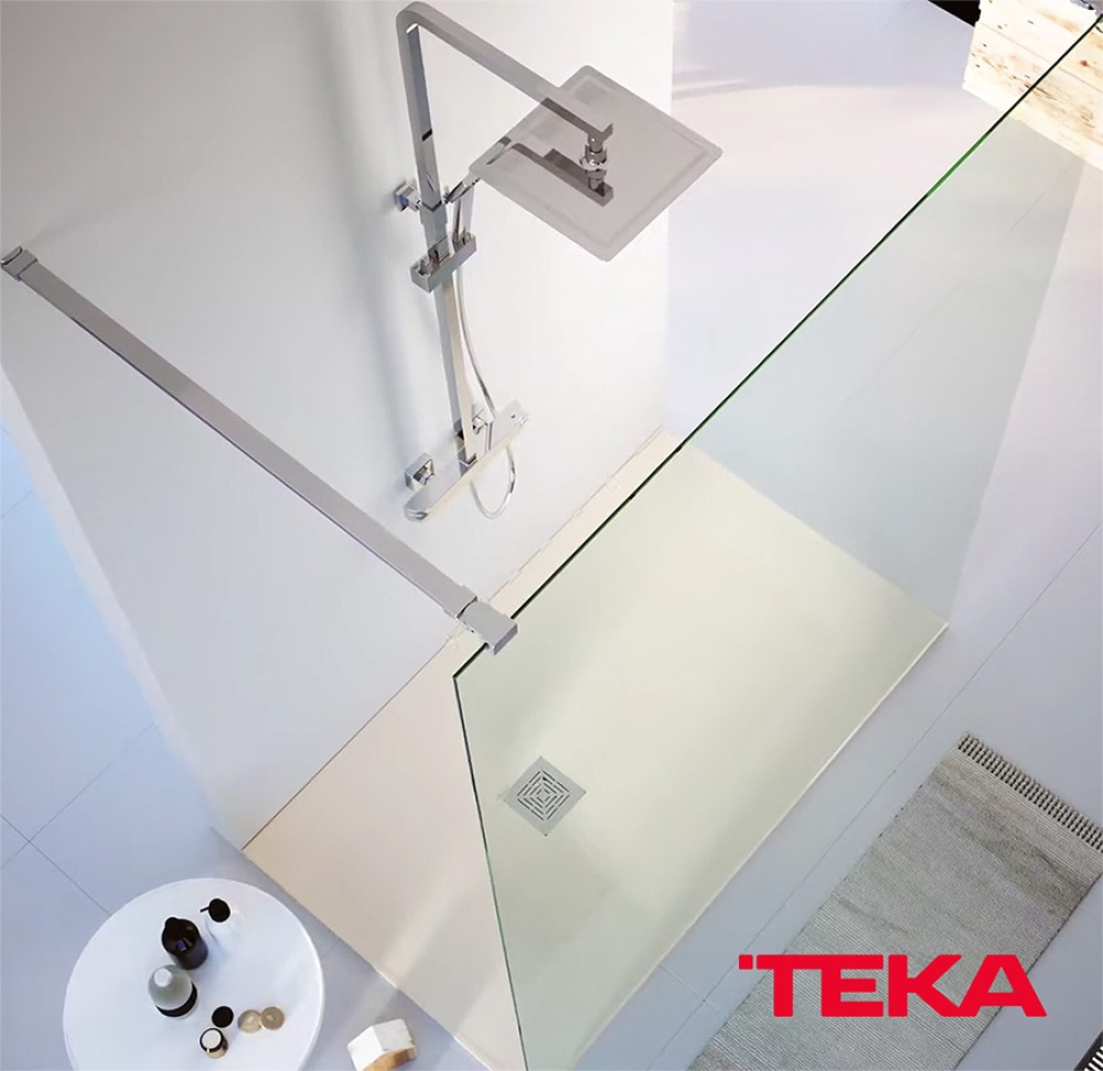 Фото Душевая система Teka Soller 852370200 с термостатическим смесителем (хром)