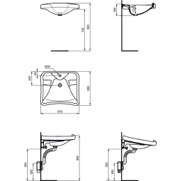 Раковина Ideal Standard ATLANTIS J040300