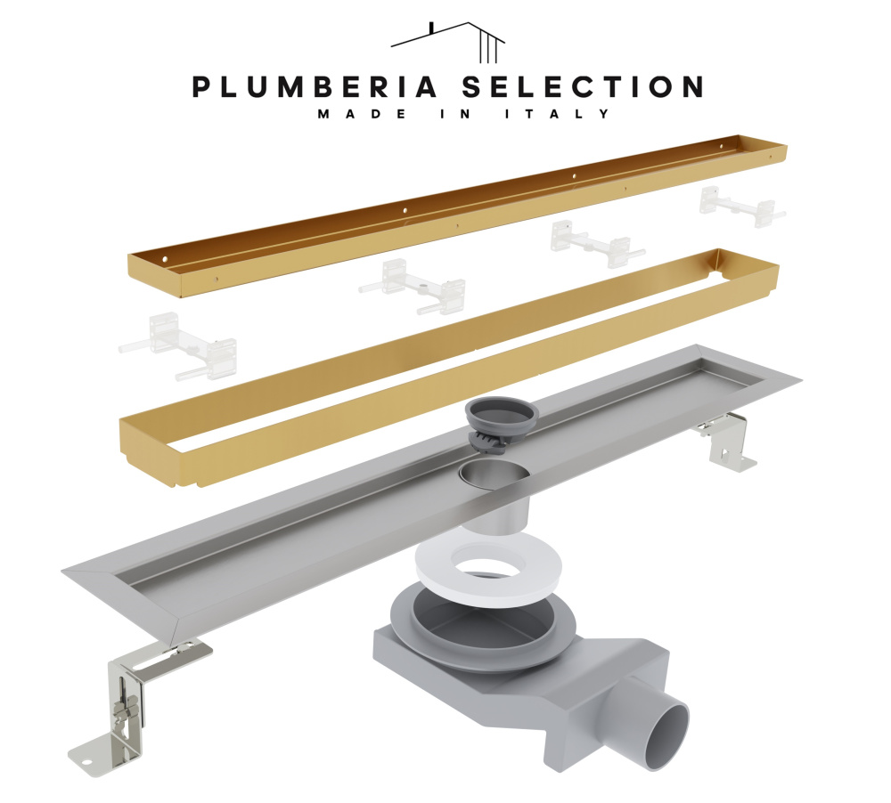 Душевой трап Plumberia Selection PST IN-TILE PST90OB