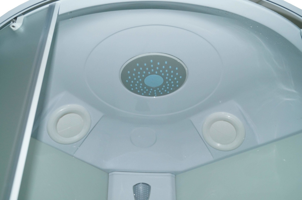 Душевая кабина 90x90x215 Parly (EBM921) белый, Без гидромассажа, ABS-пластик, Поддон средний