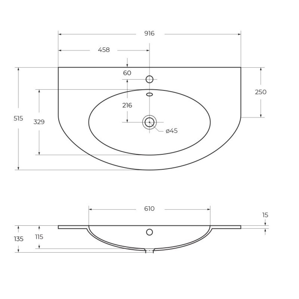 База под раковину CEZARES EDEN 55146 Bianco lucido