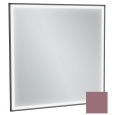 Зеркало Jacob Delafon Allure EB1435-S37, 80 х 80 см, с подсветкой, лакированная рама нежно-розовый с