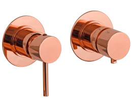 Смес ванна встраиваем RR X96 RL медь полированная