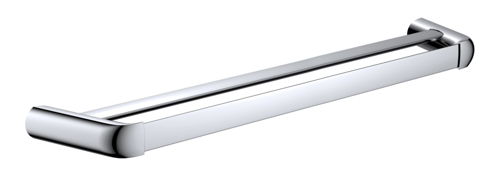 Полотенцедержатель двойной 70см. RUSH Flores FL08532B