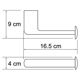 Держатель туалетной бумаги WasserKRAFT Berkel К-6800 (K-6896) хром