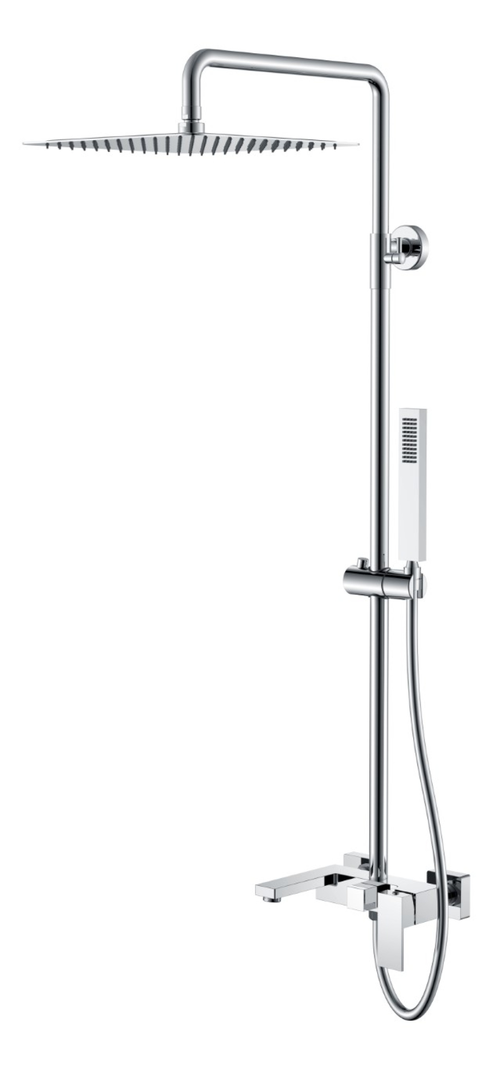 Фото Cмеситель для умывальника Boheme Qubic (478-CR) хром