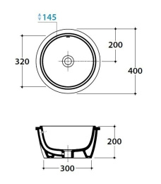 Фото Раковина встраиваемая Globo Genesis (GE051.BI) белый