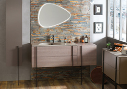 Тумба под раковину Jacob Delafon Nouvelle Vague 145 EB3037RU-G1B, розовый перец глянец