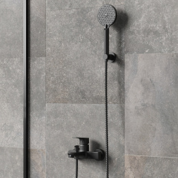 Фото Душевая лейка ручная Paini Torino TRYO155F3D110 черный