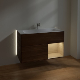 Villeroy Boch Finion G040PCGN Тумба под раковину 996х498 мм (oak veneer/walnut veneer)