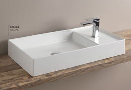 Раковина накладная 75 см ArtCeram Scalino (SCL004 22 00) бежевый