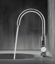 Смеситель для раковины Axor Uno 38036000 с донным клапаном, хром