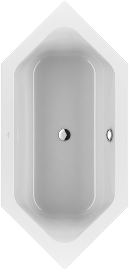 Акриловая ванна 190x90 Villeroy&Boch (UBA199LFS6V-01), прямоугольная-асимметричная