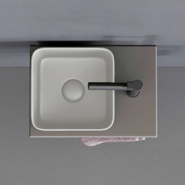Ceramica CIELO Shui Comfort MILAQ PM - Раковина накладная Minimo 25*25 см Pomice