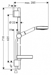 Душевой гарнитур Hansgrohe Raindance (27882000) хром