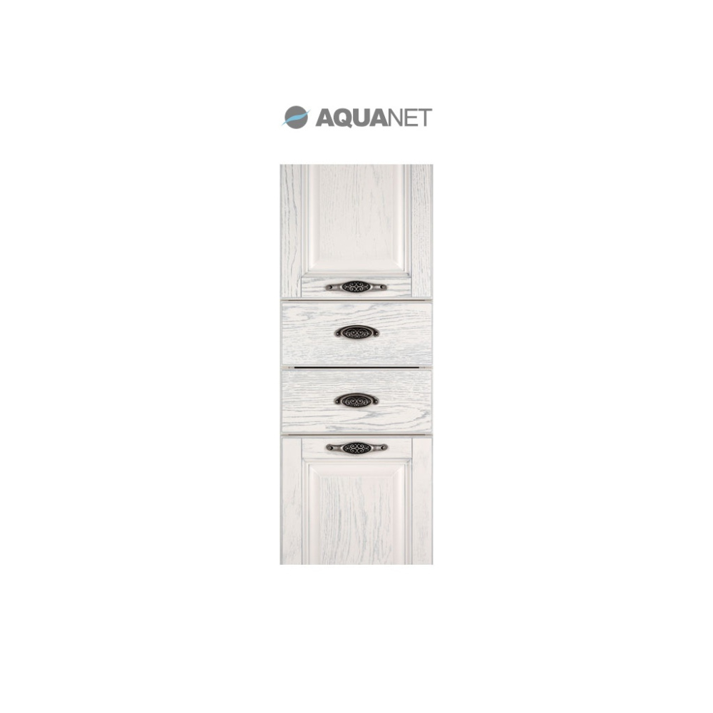 Шкаф-пенал Aquanet Тесса 35 жасмин/серебро