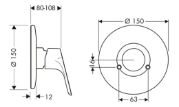 Фото Гигиенический душ Hansgrohe Focus 3196732129 комплект
